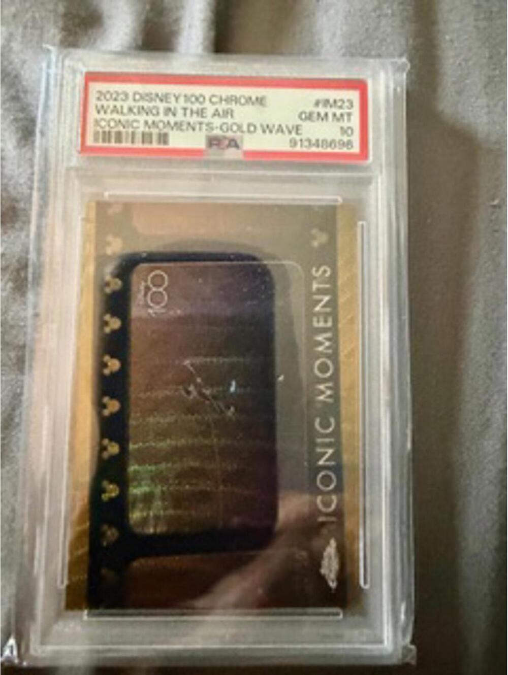 2023 Disney 100 Chrome Walking in the Air Iconic Moments Gold Wave #RM23